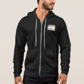 Your Company Logo Custom Text and QR Code Hoodie パーカ (正面)
