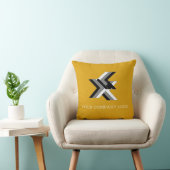 YOUR COMPANY LOGO,personalized Throw Pillow クッション (椅子)