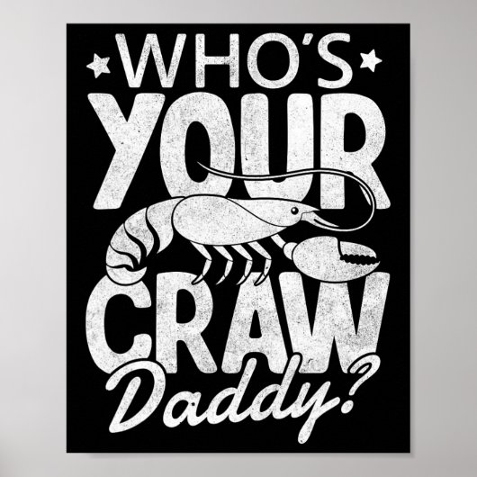 Your Craw Daddy Crawfish BoilケージャンMardi Gr ポスター (正面)