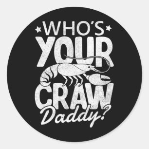 Your Craw Daddy Crawfish BoilケージャンMardi Gr ラウンドシール