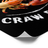 Your Crawaddy Daddy Crawfish Boil Marおもしろいは誰だ ポスター (角)