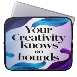 Your Creativity Knows No Bounds オプション3 ラップトップスリーブ