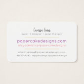 Your Custom Design Business Card (裏面)