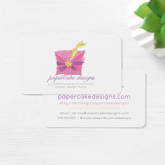 Your Custom Design Business Card (デスク)