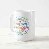 Your Custom Design Here Merch コーヒーマグカップ (正面左)