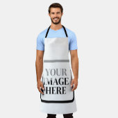 Your Custom Memory - Personalized Photo Placeholde エプロン (着用した状態)
