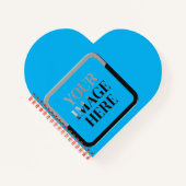 Your Custom Memory - Personalized Photo Placeholde ノートブック (正面)