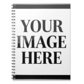 Your Custom Memory - Personalized Photo Placeholde ノートブック (正面)