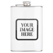 Your Custom Memory - Personalized Photo Placeholde フラスク (正面)