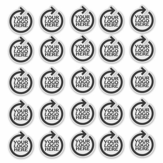 Your Custom Personalized Business Logo シール (正面)