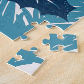 Your Custom Photo Christmas Deck The Halls Funny ジグソーパズル (側面)