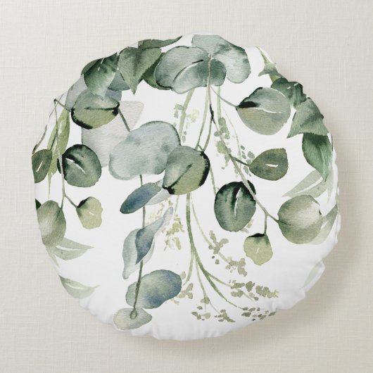 Your Custom Sturdy Spun Polyester Round Pouf ラウンドクッション (裏面)