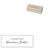 Your Custom Text Stylish Typography Script Name ラバースタンプ (押印)
