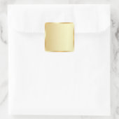 Your Custom Text Template Gold Blank Background スクエアシール (バッグ)