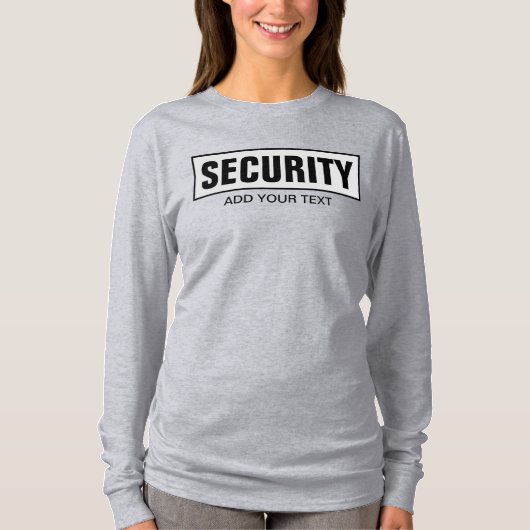 Your Custom Text Template Womens Long Sleeve Grey Tシャツ (正面)