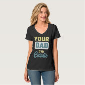 Your Dad Is My Cardio Gym Partner Coffee Tシャツ (正面フル)