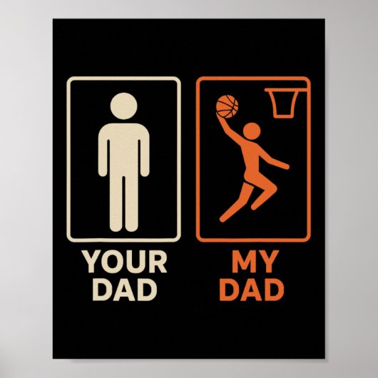 Your Dad My Dad スケル ダンク お父さん お母さん 父の日 ポスター (正面)