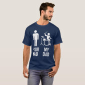 Your Dad My Dad Drummer Dad Funny Music Musician g Tシャツ (正面フル)