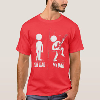 Your Dad My Dad Funny Father Music Guitar Player H Tシャツ