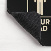 Your Dad My Dad Sketll Dunk Daughter Son Father's  マウスパッド (コーナー)