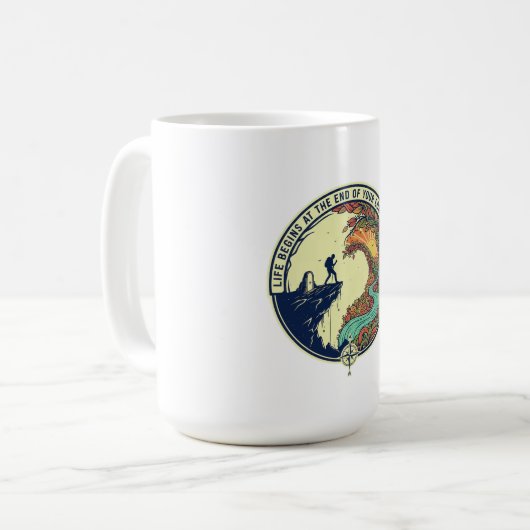 “Your Daily Dose of Motivation” Quote Mug コーヒーマグカップ (正面左)