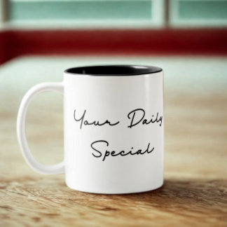 Your Daily Special引用文 ツートーンマグカップ