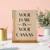 Your DAW Is Your Canvas オプション2 アクリルサイン (ウェディング)