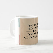 Your DAW Is Your Canvas オプション2 コーヒーマグカップ (正面左)