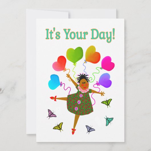Your Day Flat Greeting Card カード (正面)