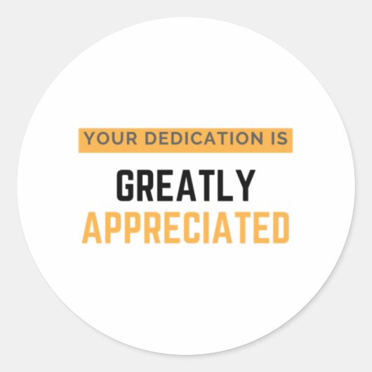 Your Dedication Is Greatly Appreciated bl ラウンドシール (正面)