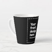 Your Design Here カフェラテマグ (左アングル)