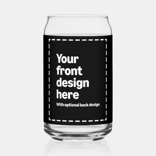 Your Design Here ガラス缶 (正面)