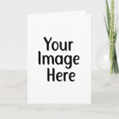 Your Design Here Personalized カード (正面)