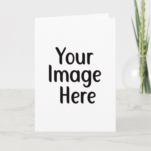 Your Design Here Personalized カード (正面)