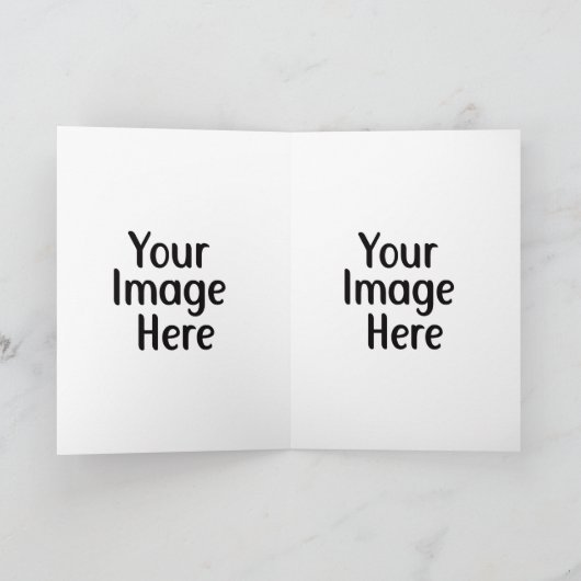 Your Design Here Personalized カード (内部)