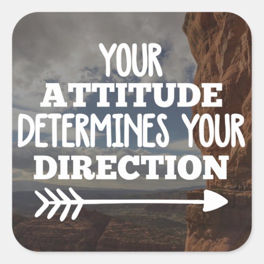 Your Direction引用文 スクエアシール (正面)