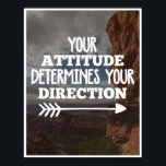 Your Direction引用文 ポスター<br><div class="desc">君の態度が方角を定める。</div>