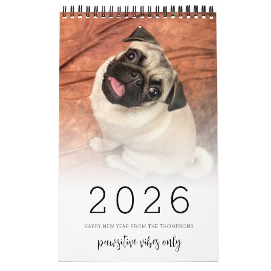 Your Dog 14 Photos引用文2026 カレンダー (カバー)