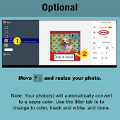Your Dog Photo白黒市松模様にスタイリッシュ ラッピングペーパー