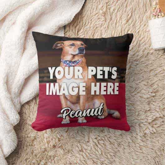 Your Dog Photo装飾用クッション クッション (ブランケット)