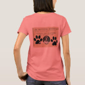 Your Dog Photo n Paws 1860 Legal おもしろい Document Tシャツ (裏面)