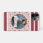Your Dog Photo Valentine Heart iPhone 11 Pro Case Case-Mate iPhoneケース (裏面(横))