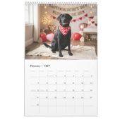 Your Dog Photos Personalized Custom Made カレンダー (2月 2027)