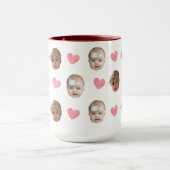 Your Dogs夫の顔母の日のプレゼント マグカップ (中央)