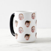 Your Dogs顔父の日ギフトギフトおもしろいアイディア モーフィングマグカップ (正面左)