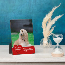 YOUR Dog's Breen Photo with Name フォトプラーク