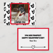 Your Dog's Photo おもしろい and Cute School Note Card ノートカード (正面/裏面)
