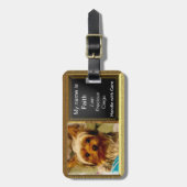 Your Dog's Photo Travelerラゲージタグ ラゲッジタグ (正面縦)