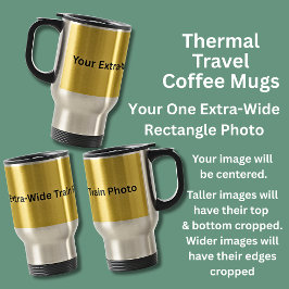 Your Extra Wide Rectangle Train Photo on トラベルマグ