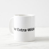 Your Extra Wide Trainの写真 コーヒーマグカップ (正面左)